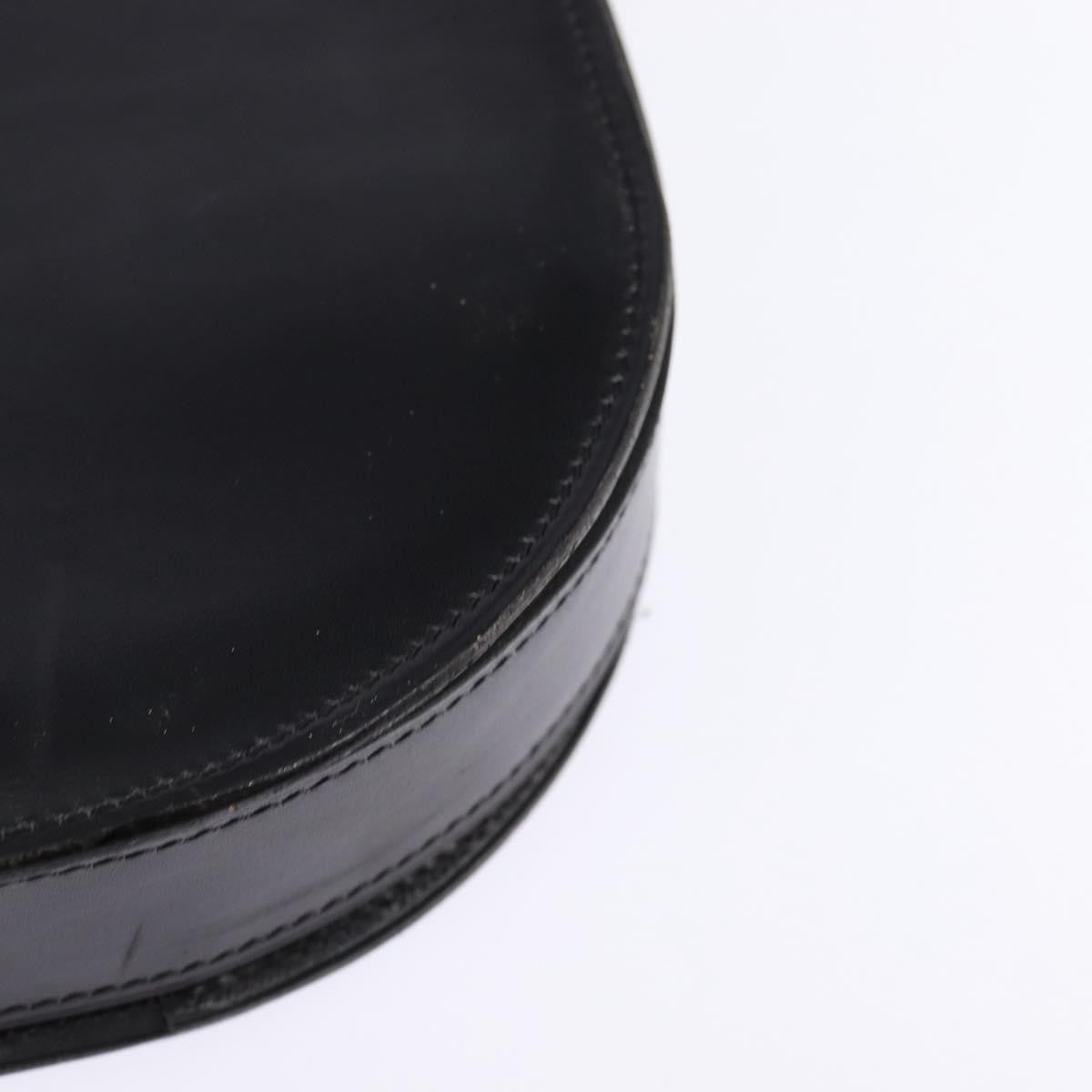 Christian Dior Flap Shoulder Bag Leather, BLACK, LEATHER, Shoulder bag