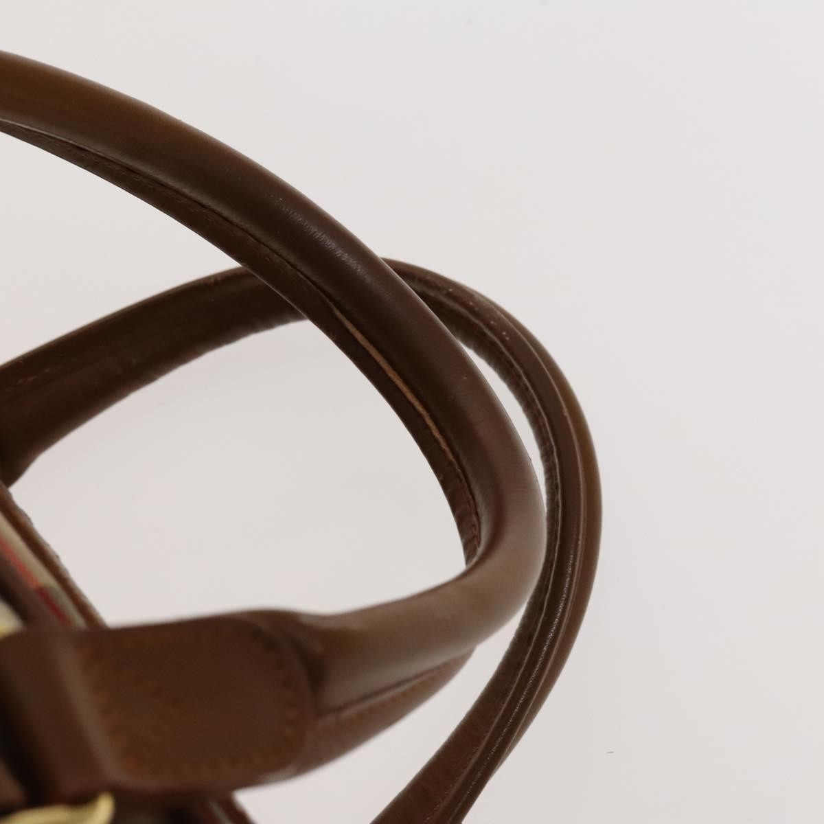 Burberry Vintage Duffle Bag Horseferry Check Canvas, BEIGE, CANVAS, Travel bag