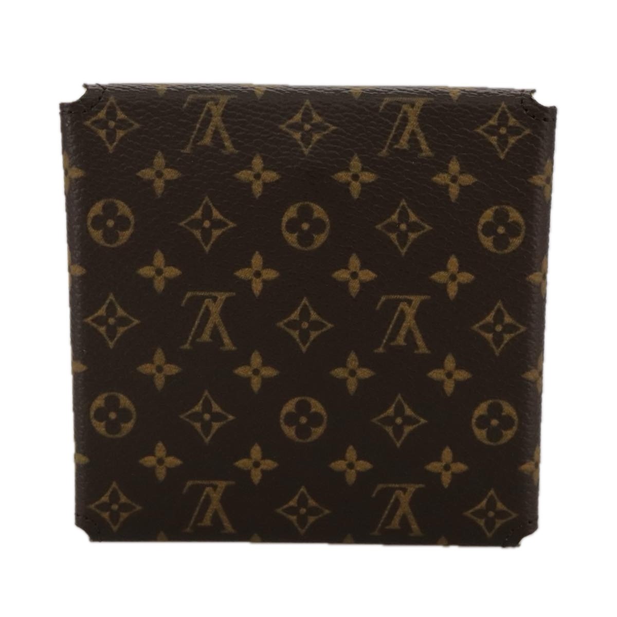 Louis Vuitton CASE JEWELRY BOX Canvas, BROWN, CANVAS, Wallets