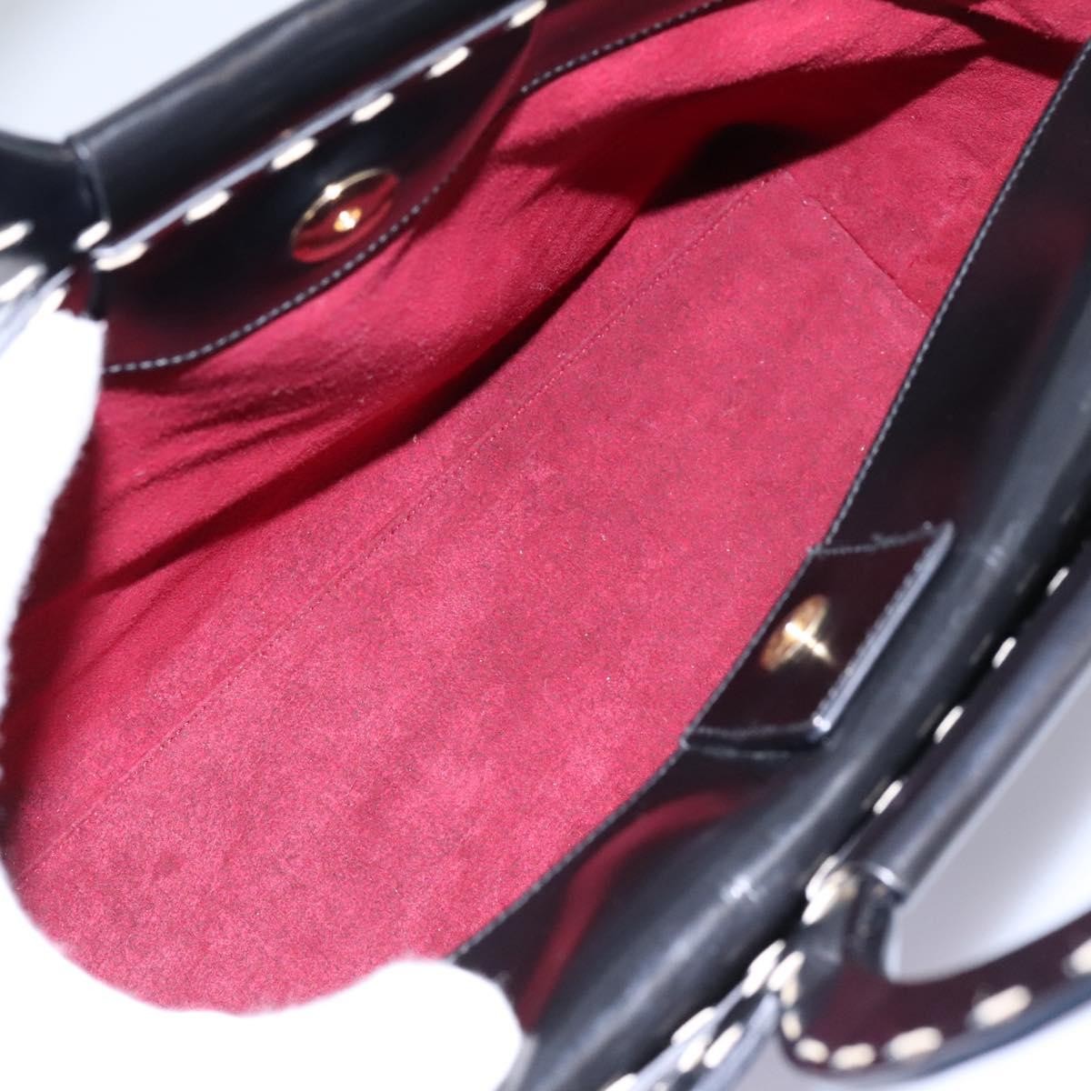 Salvatore Ferragamo Gancini handbag Patent leather, BLACK, PATENT_LEATHER, Handbag