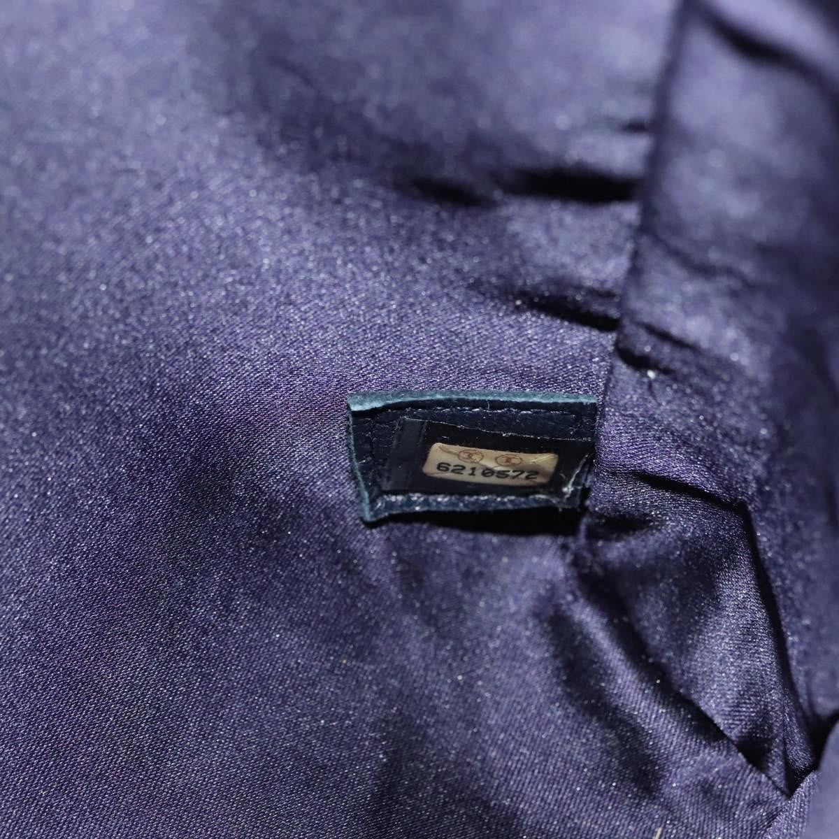 Chanel Vintage Fringe Tote Suede, NAVY, SUEDE, Tote bag