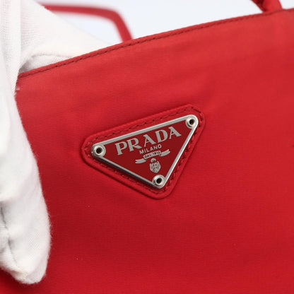 Prada Vintage Zip Tote Tessuto, RED, NYLON, Tote bag