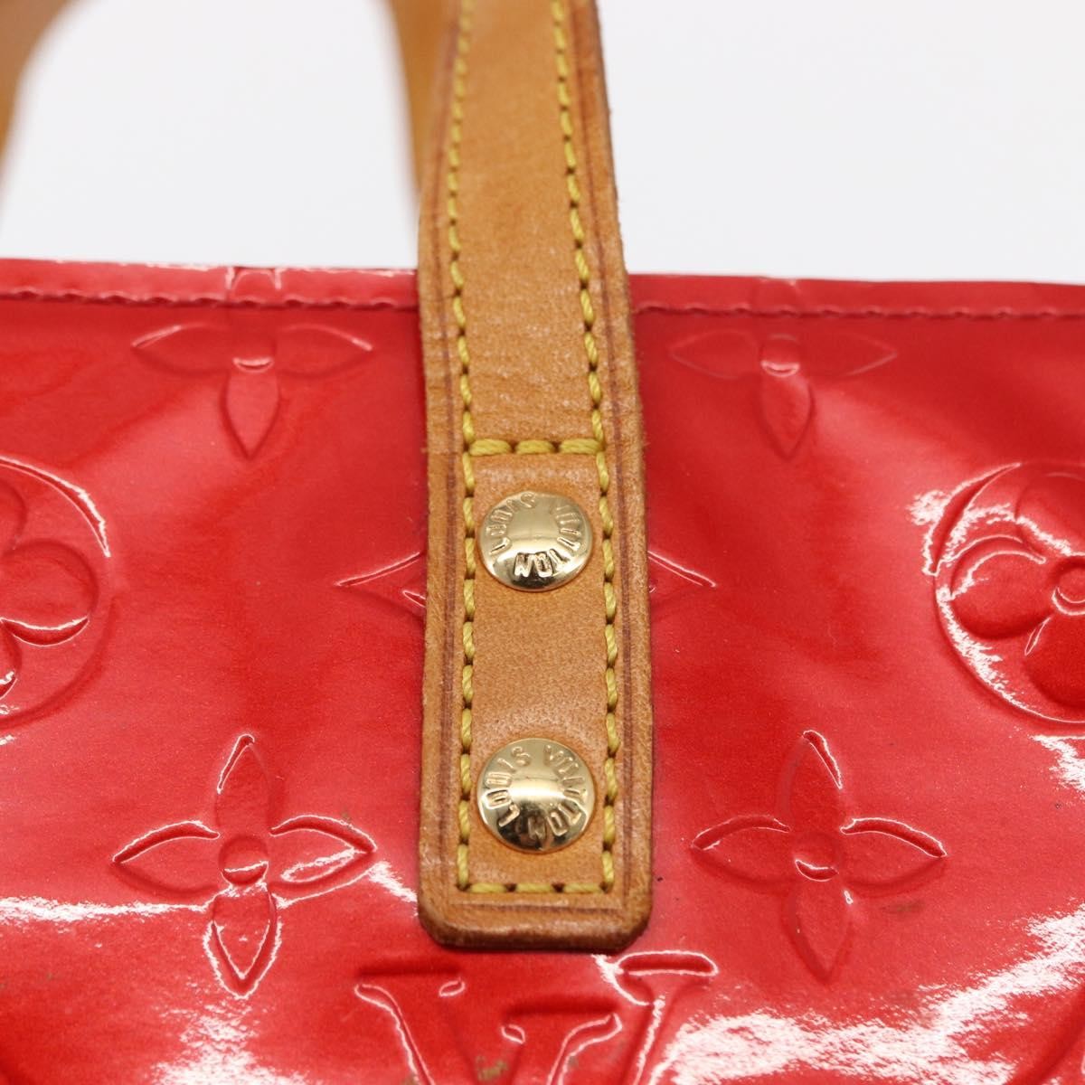 Louis Vuitton Reade Handbag Monogram Vernis, RED, PATENT_LEATHER, Handbag