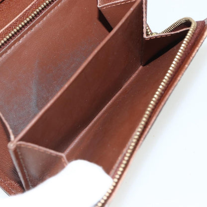 Louis Vuitton Porte Monnaie Tresor Wallet Monogram Canvas, BROWN, CANVAS, Wallets