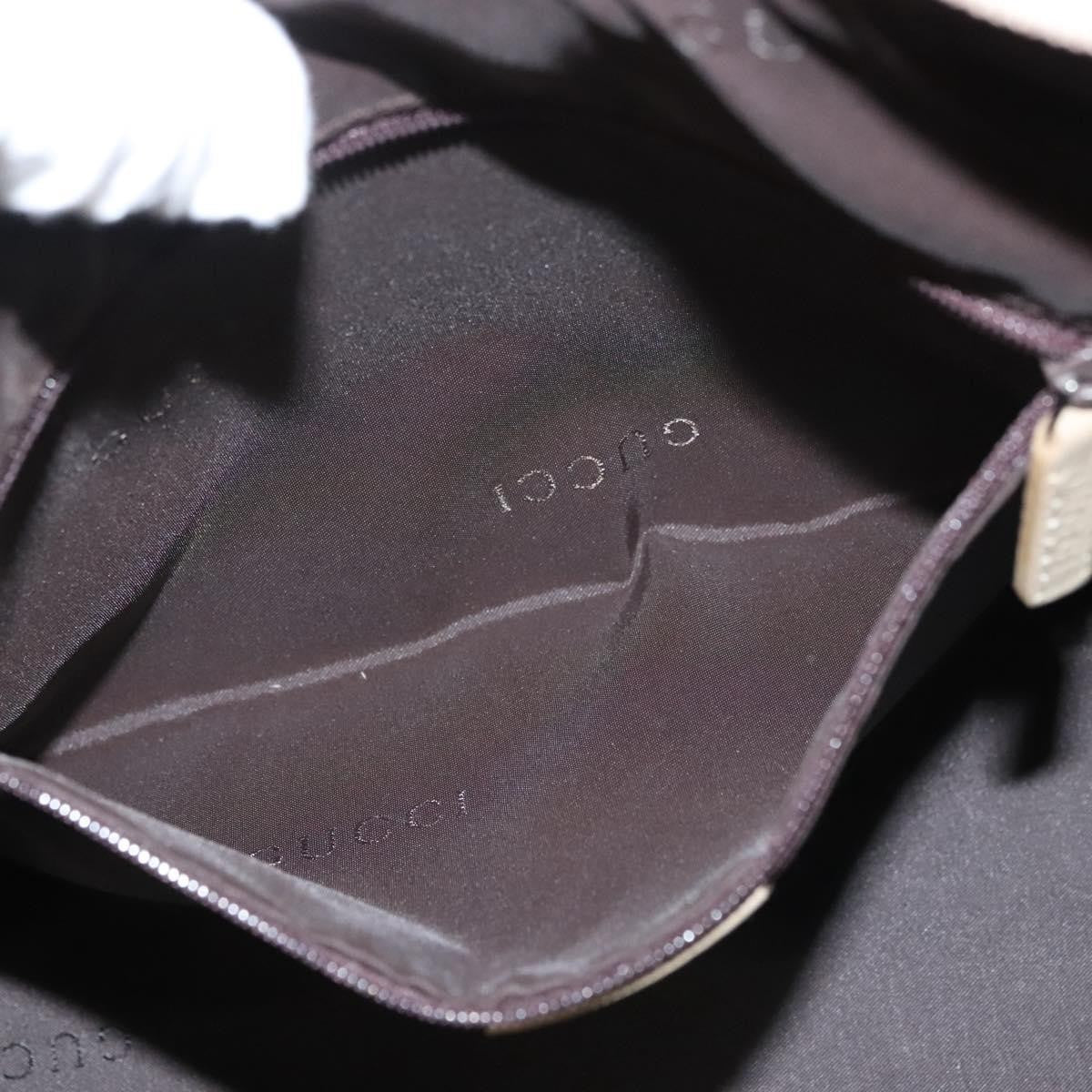 Gucci Vintage Bamboo Shoulder Bag Leather, BEIGE, LEATHER, Shoulder bag