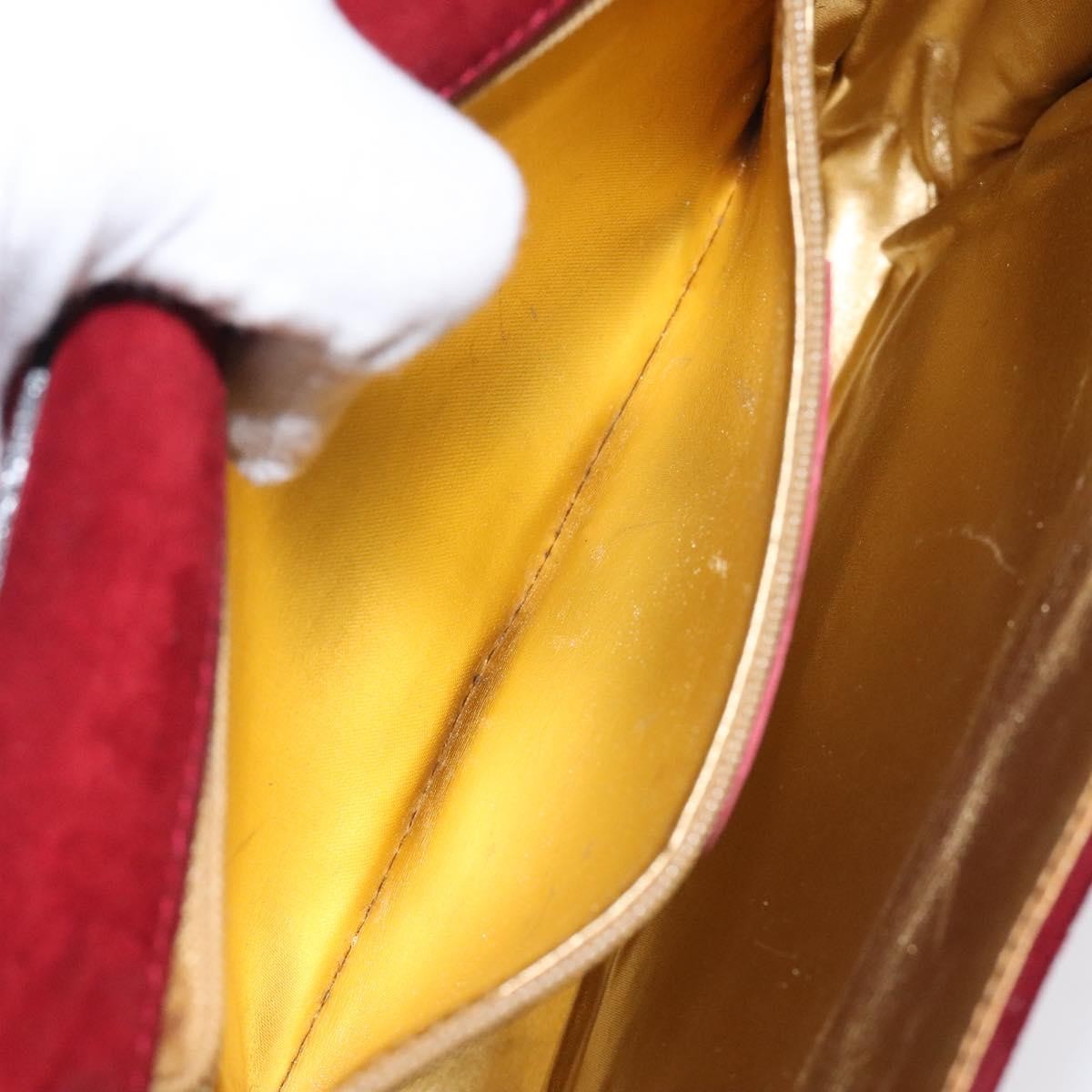 Salvatore Ferragamo Vintage Shoulder Bag Suede, MULTICOLOUR, SUEDE, Shoulder bag