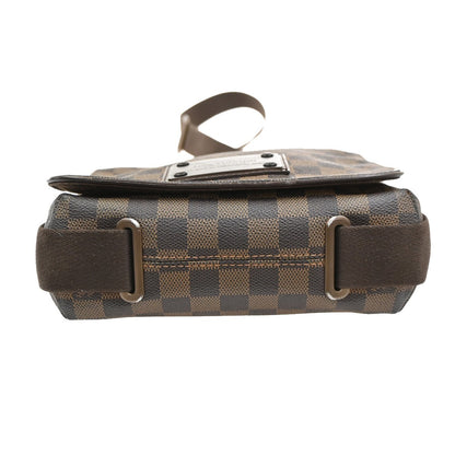 Louis Vuitton Brooklyn Handbag Damier, Brown, Canvas, Shoulder Bag