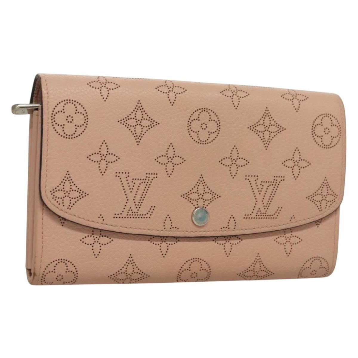 Louis Vuitton Iris Wallet Mahina Leather, PINK, LEATHER, Wallets