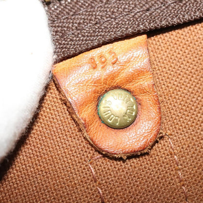 Louis Vuitton Keepall Bag Monogram Canvas, BROWN, CANVAS, Travel bag