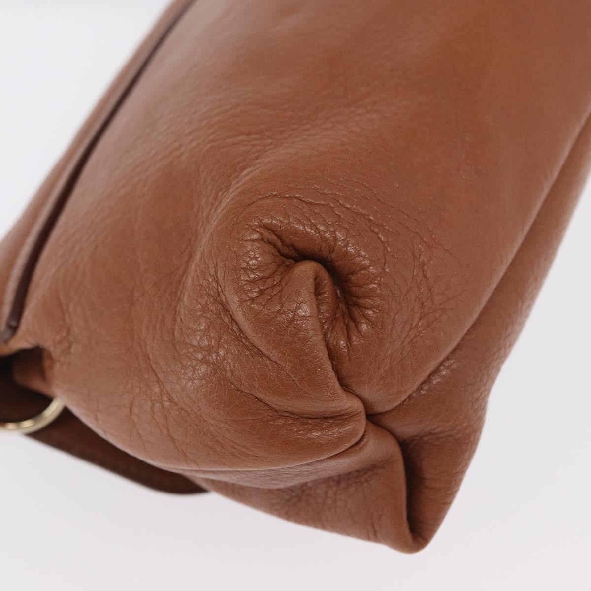 Chloe Lily Shoulder bag Leather, BROWN, LEATHER, Shoulder bag