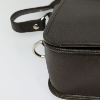 Louis Vuitton Andrei Messenger Bag Taiga Leather, BROWN, LEATHER, Shoulder bag