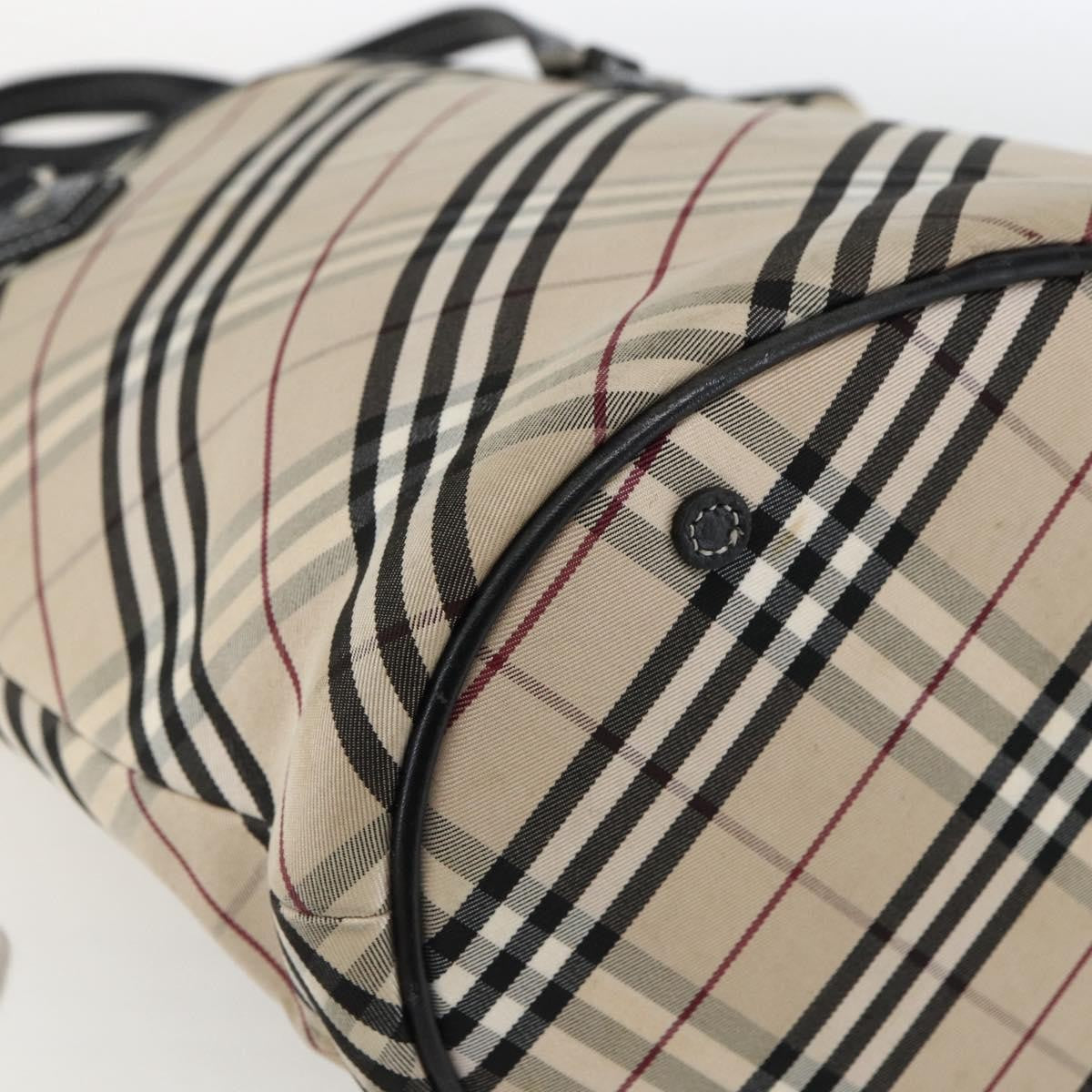 Burberry Nova Check Tote canvas check pattern, BEIGE, CANVAS, Tote bag