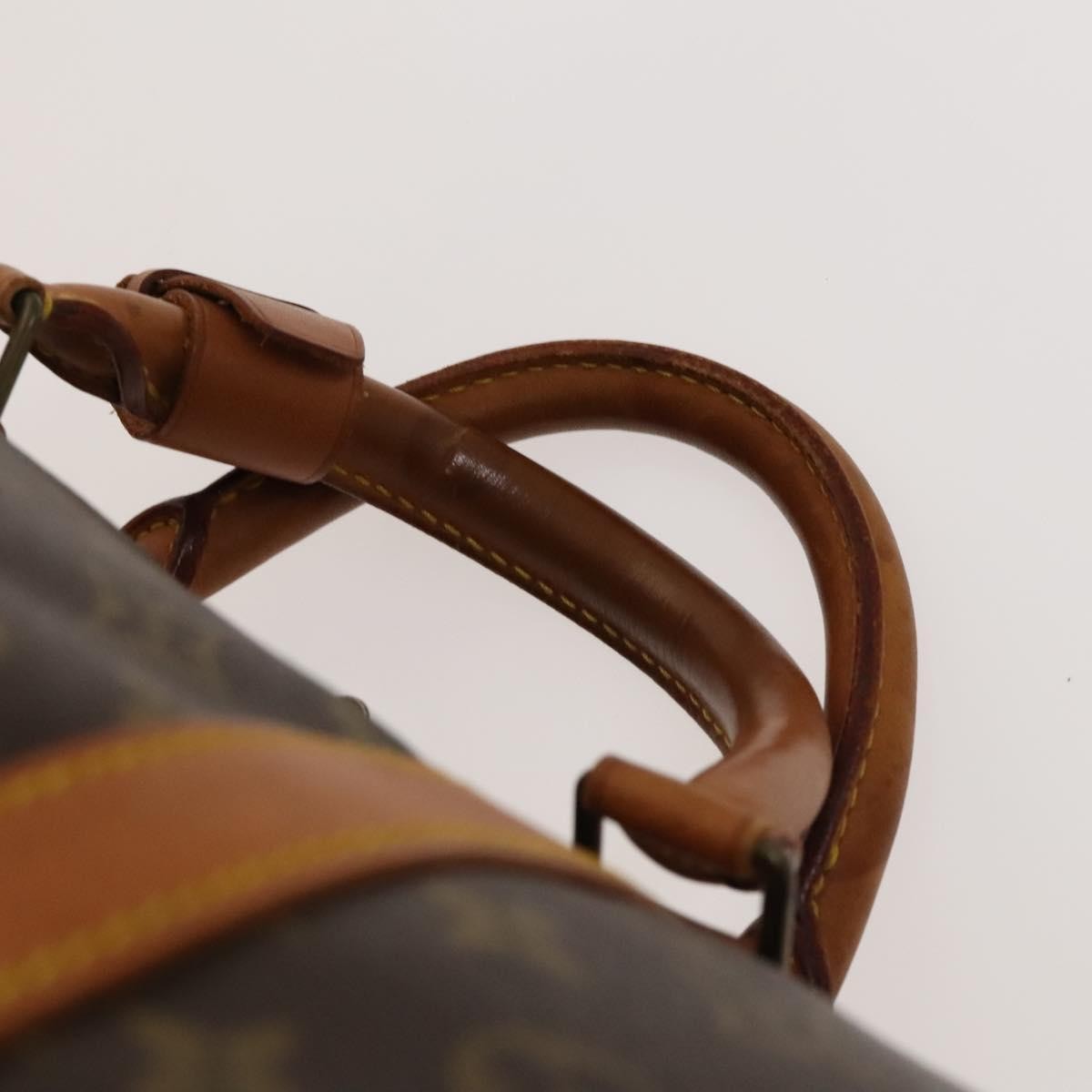 Louis Vuitton Keepall Bag Monogram Canvas, BROWN, CANVAS, Travel bag