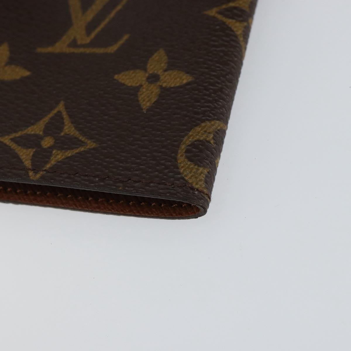 Louis Vuitton Porte Cartes Pression Card Case Monogram Canvas, BROWN, CANVAS, Card Holders