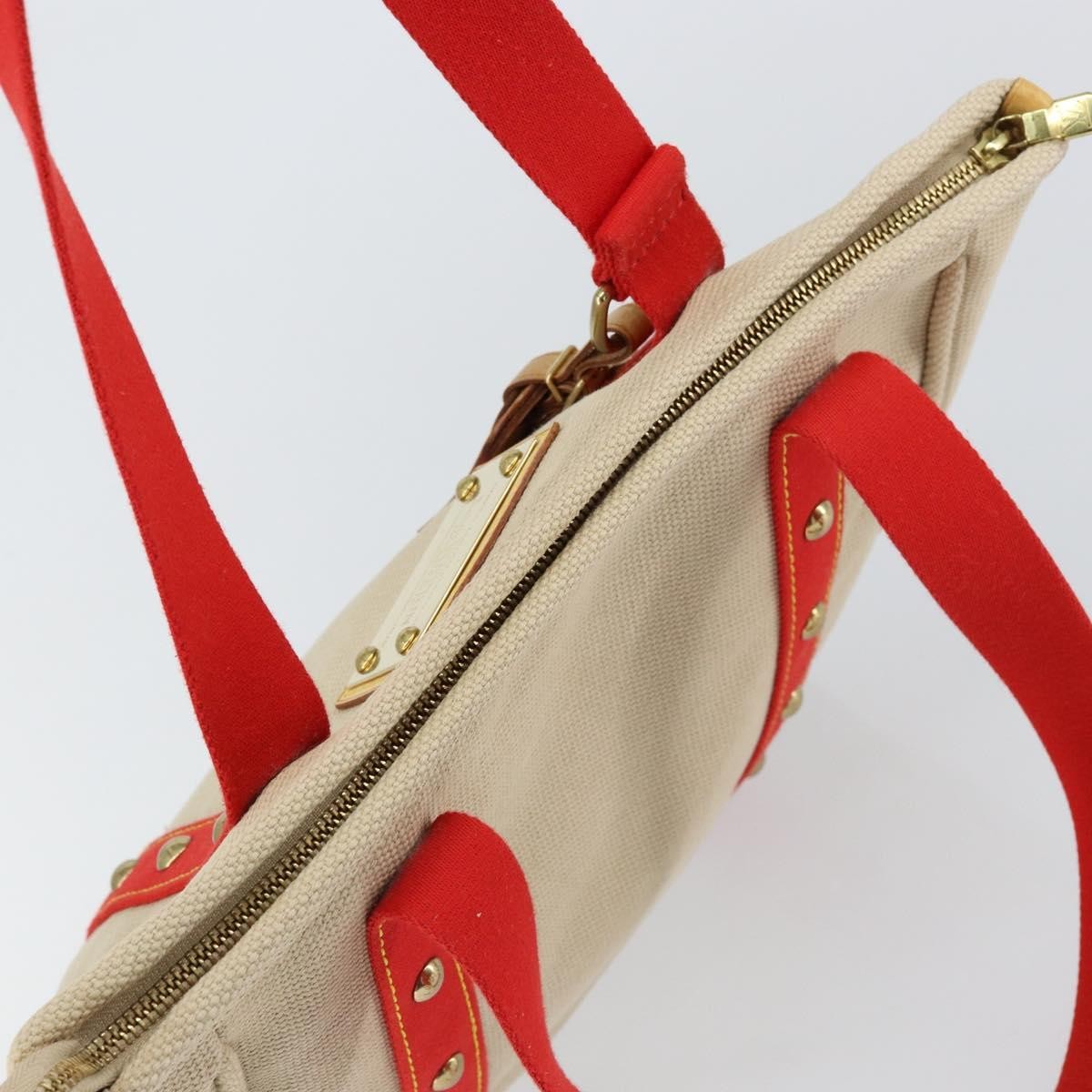 Louis Vuitton Antigua Tote Canvas, BEIGE, CANVAS, Tote bag