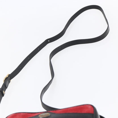 Gucci Ophidia Shoulder Bag Suede, RED, SUEDE, Shoulder bag