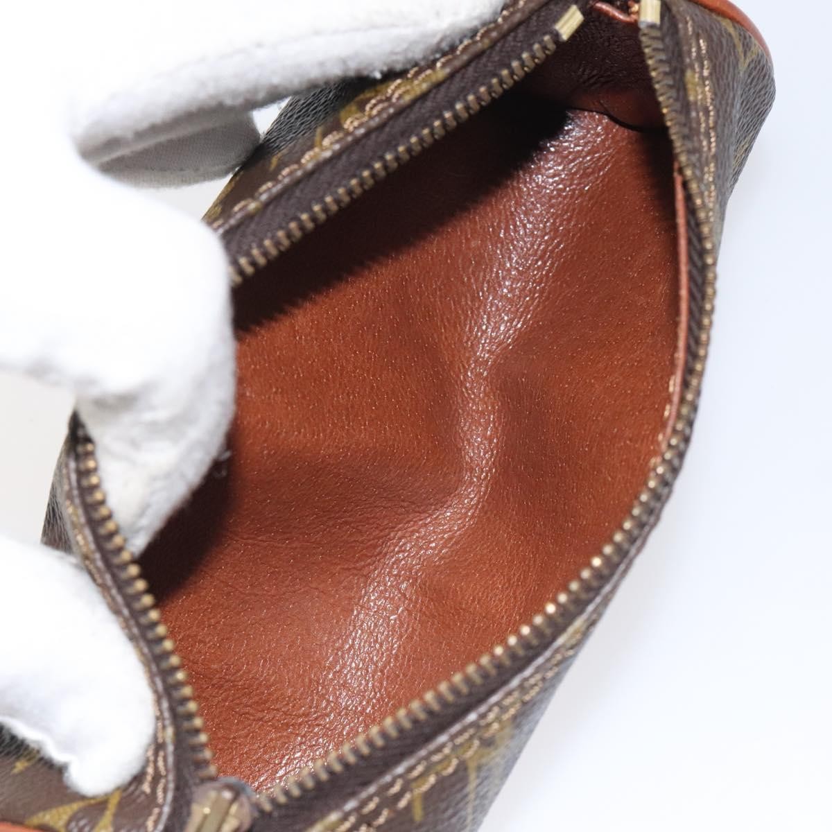 Louis Vuitton Papillon Pochette Monogram Canvas, BROWN, CANVAS, Handbag