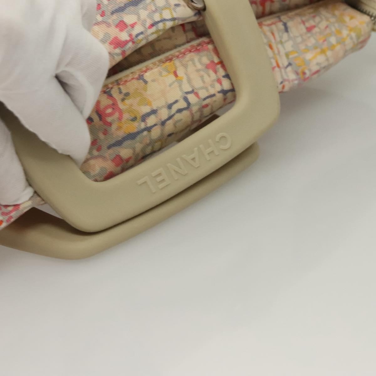 Chanel Vintage CC clover tote Canvas, PINK, CANVAS, Tote bag