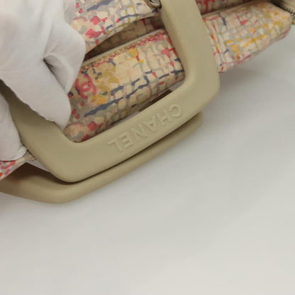 Chanel Vintage CC clover tote Canvas, PINK, CANVAS, Tote bag