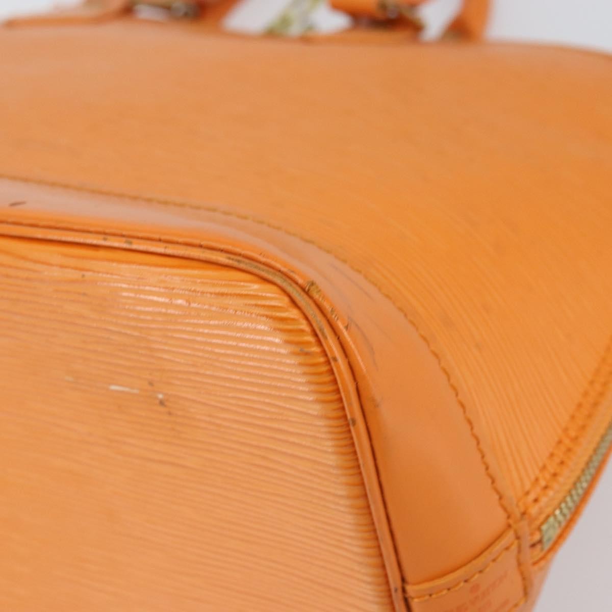 Louis Vuitton Vintage Alma Handbag Epi Leather, ORANGE, LEATHER, Handbag