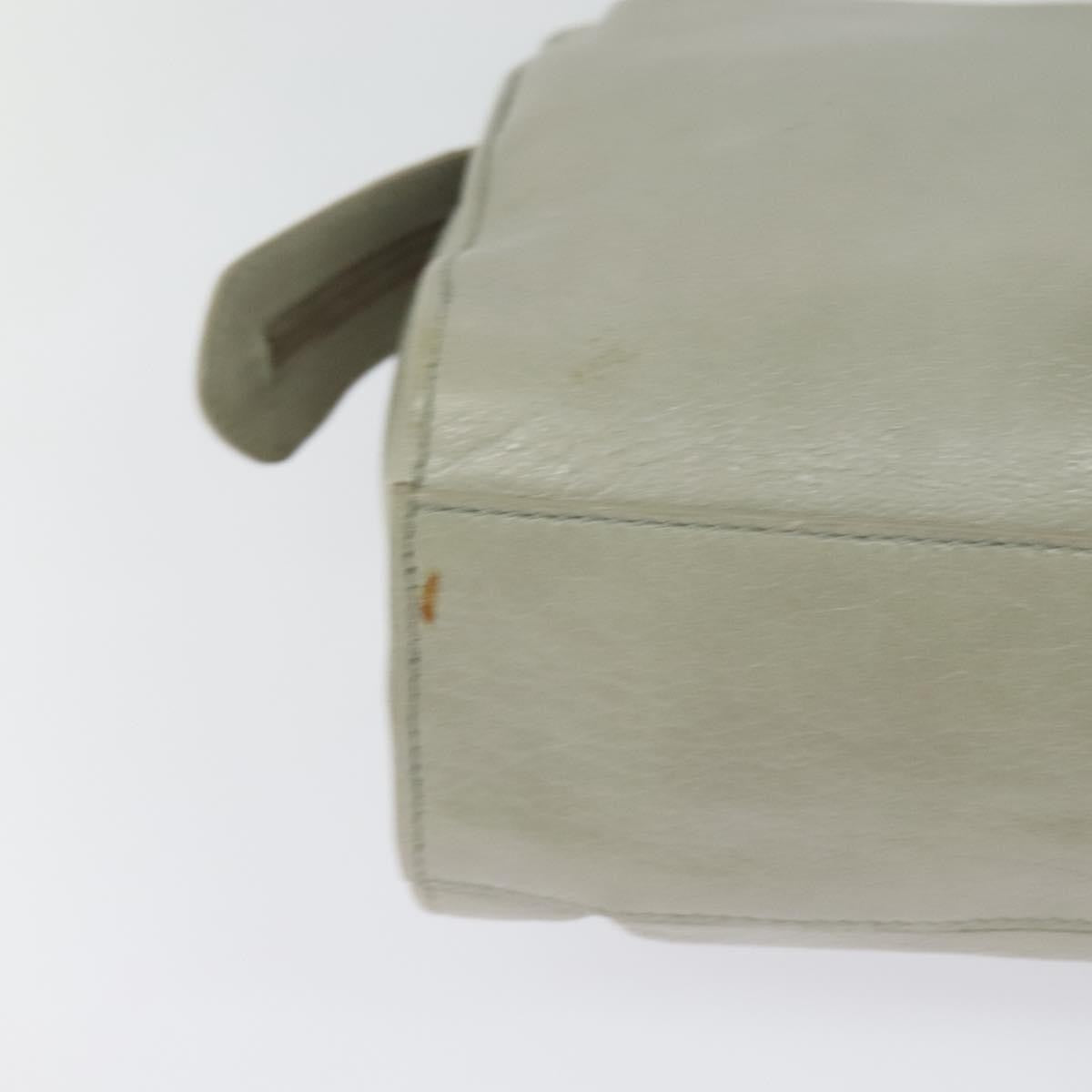 Balenciaga Cherche Midi Chain Shoulder Bag Leather, GRAY, LEATHER, Shoulder bag