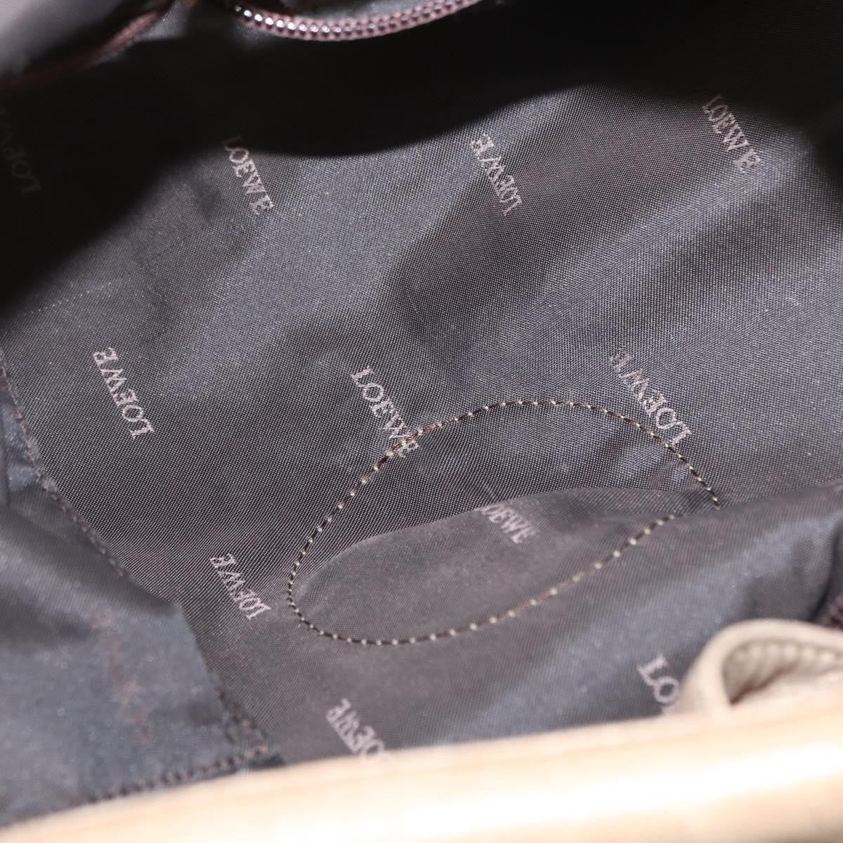 Loewe Anagram Logo Nappa Aire Hand Bag Leather, BEIGE, LEATHER, Handbag