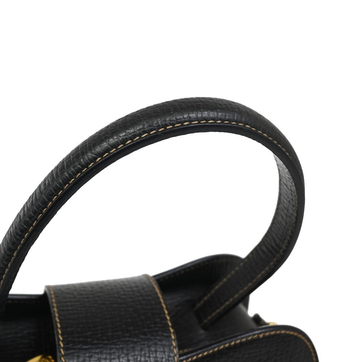 Loewe Turn Lock Leather, BLACK, LEATHER, Handbag