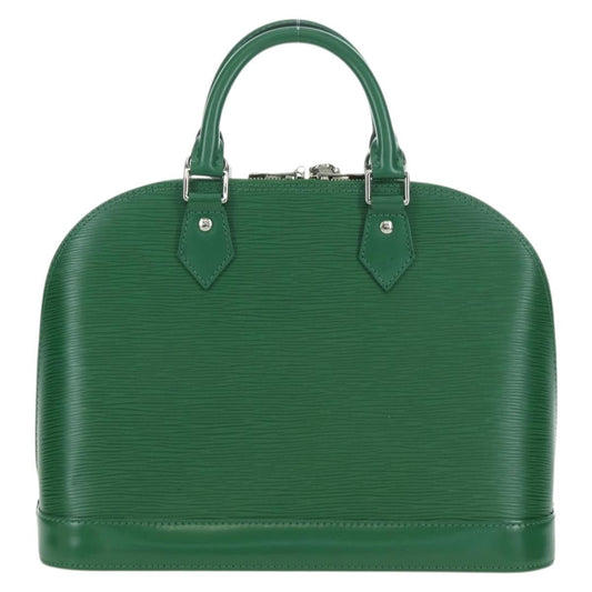 Louis Vuitton Alma Handbag Epi Leather, Green, Leather, Handbag