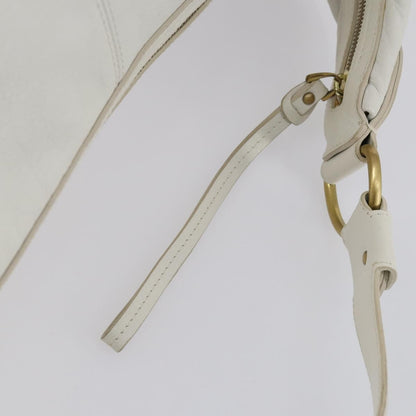 Bally Vintage Shoulder Bag Leather, White, Leather, Shoulder Bag