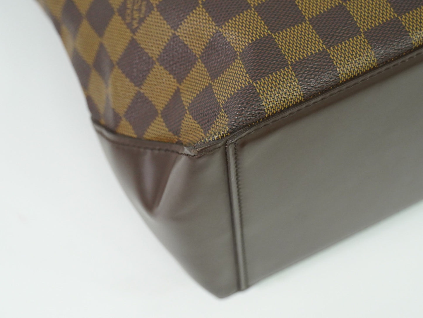 Louis Vuitton Cabas Mezzo Damier, BROWN, CANVAS, Tote bag