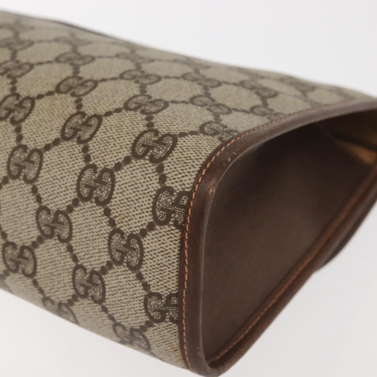 Gucci Vintage old clutch Canvas, BEIGE, PVC, Clutche & pouche