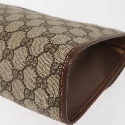 Gucci Vintage old clutch Canvas, BEIGE, PVC, Clutche & pouche