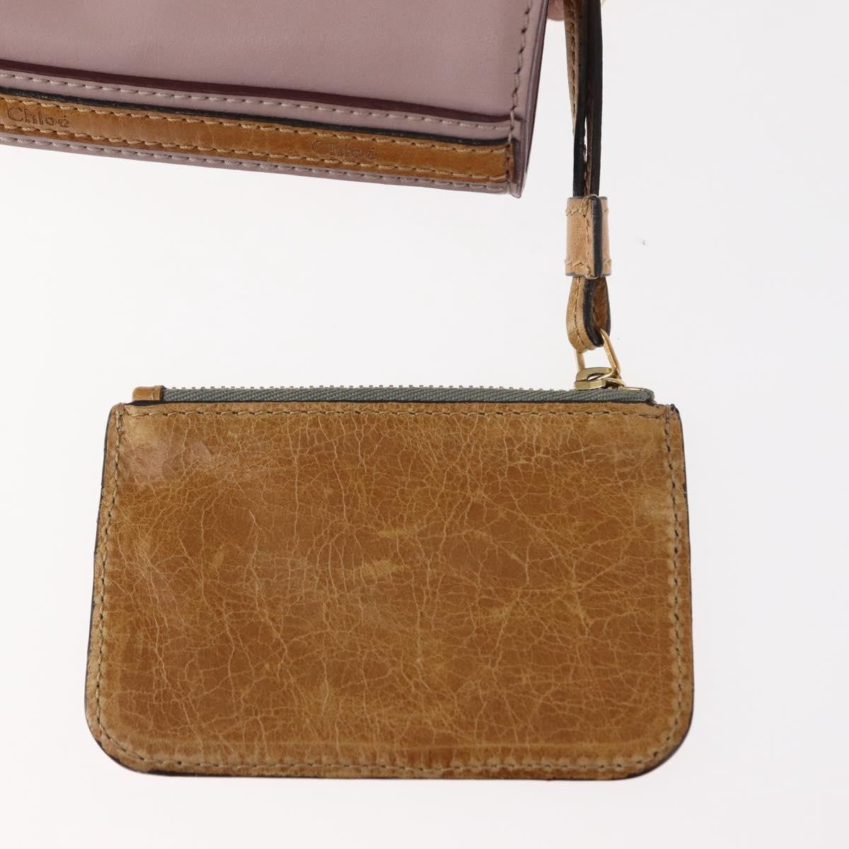 Chloe Vintage Tote bag Leather, PINK, LEATHER, Tote bag