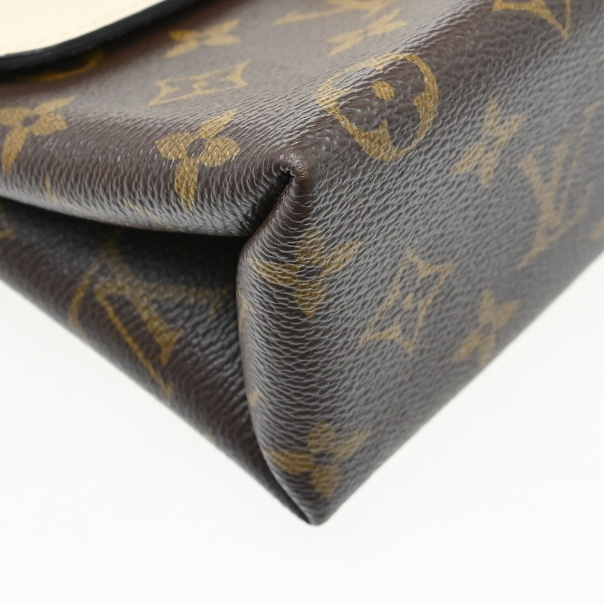 Louis Vuitton Locky Handbag Monogram Canvas with Leather, Brown, Canvas, Handbag