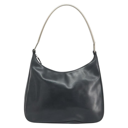 Prada Vintage Handbag Leather, BLACK, LEATHER, Shoulder bag