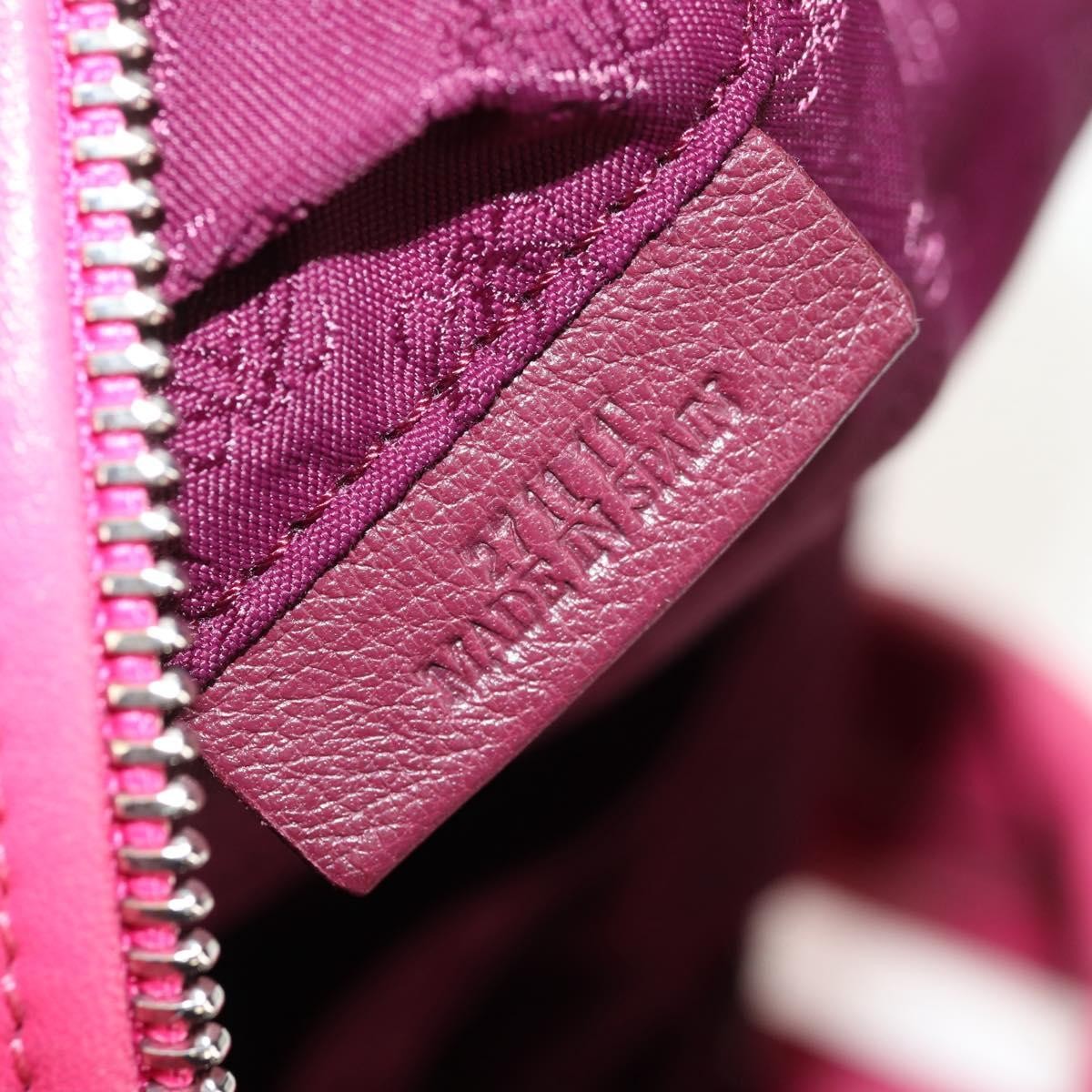 Loewe Anagram Shoulder Bag Leather, PINK, LEATHER, Shoulder bag