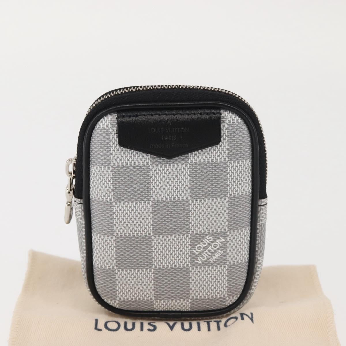 Louis Vuitton Modular Pouch Limited Edition Damier Graphite 3D, GRAY, CANVAS, Clutche & pouche
