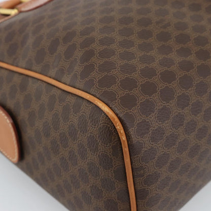 Celine Vintage Macadam Boston bag Canvas, Brown, Canvas, Handbag