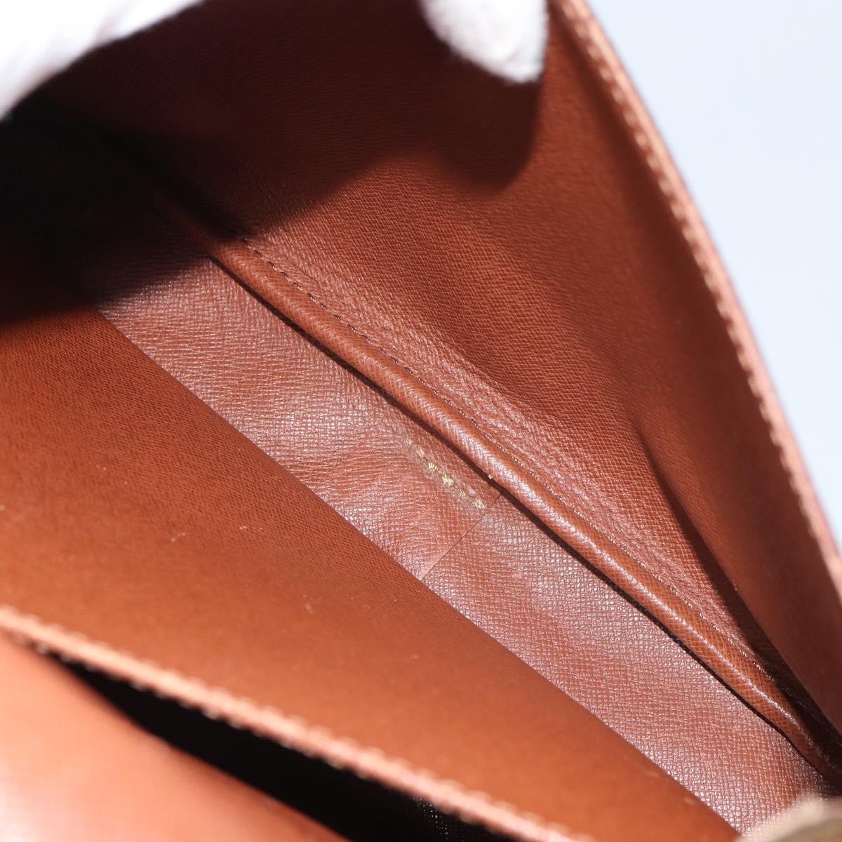 Louis Vuitton Cartouchiere Handbag Monogram Canvas, BROWN, CANVAS, Shoulder bag