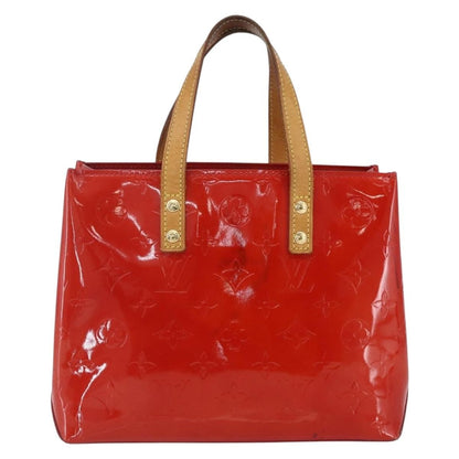 Louis Vuitton Reade Handbag Monogram Vernis, Red, Patent Leather, Handbag