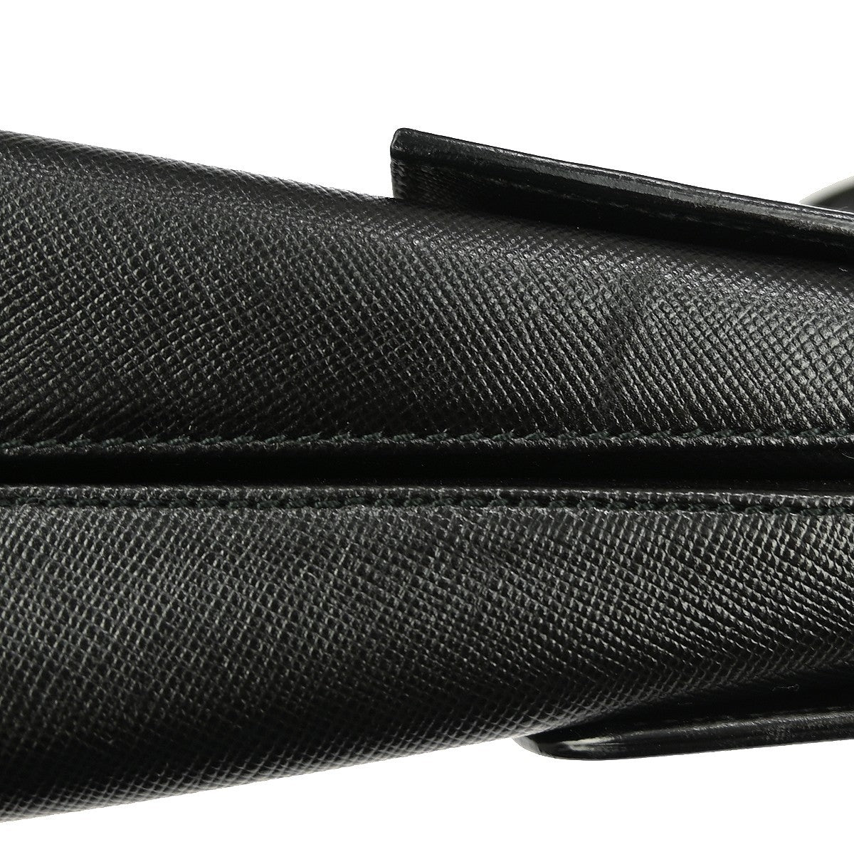 Salvatore Ferragamo Gancini handbag Leather, BLACK, LEATHER, Handbag