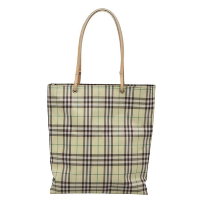 Burberry Nova Handbag Check Pattern, GREEN, NYLON, Handbag
