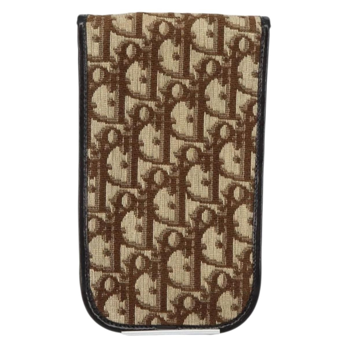 Christian Dior Trotter pouch Canvas, BEIGE, CANVAS, Clutche & pouche