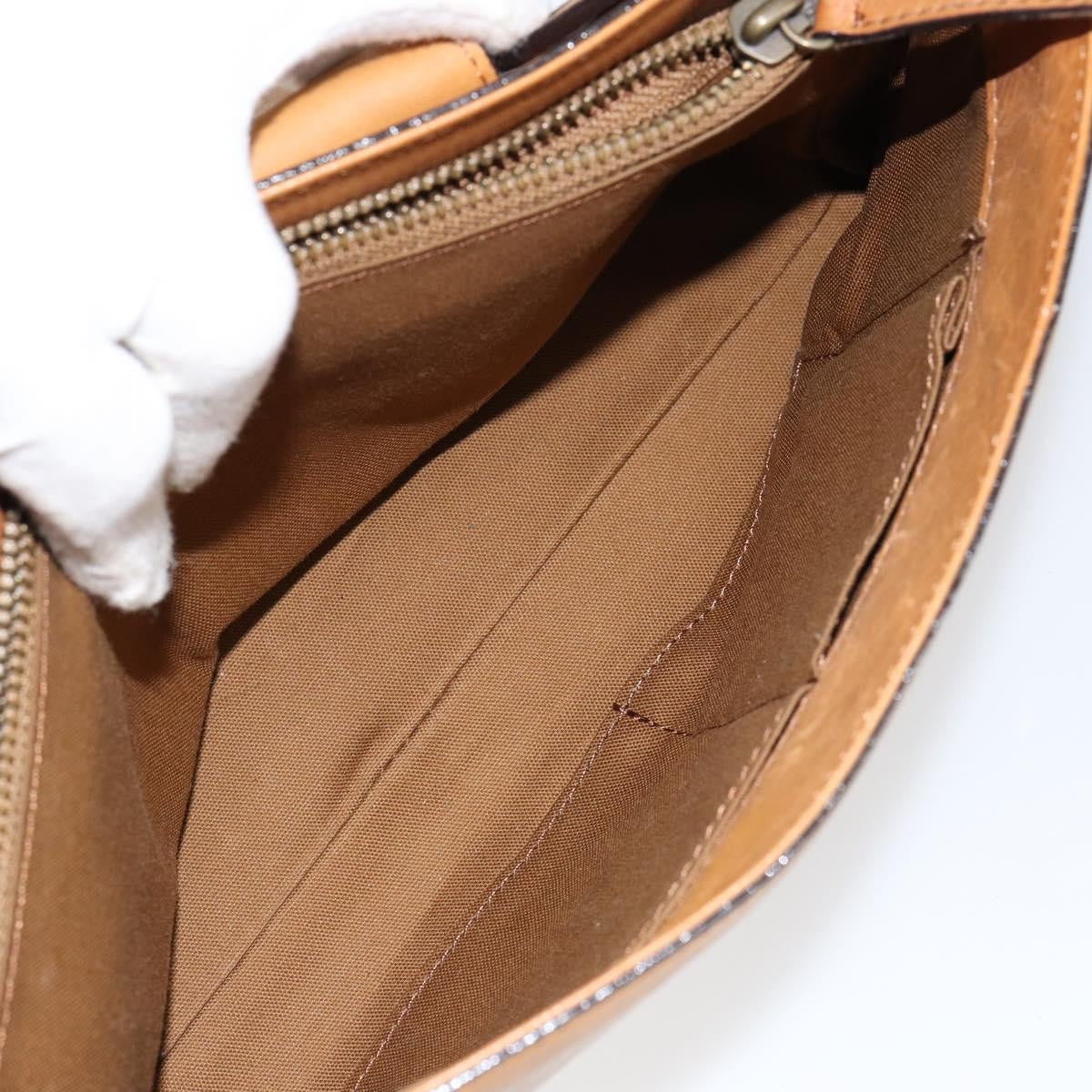 Chloe Vintage handbag Leather, BROWN, LEATHER, Shoulder bag