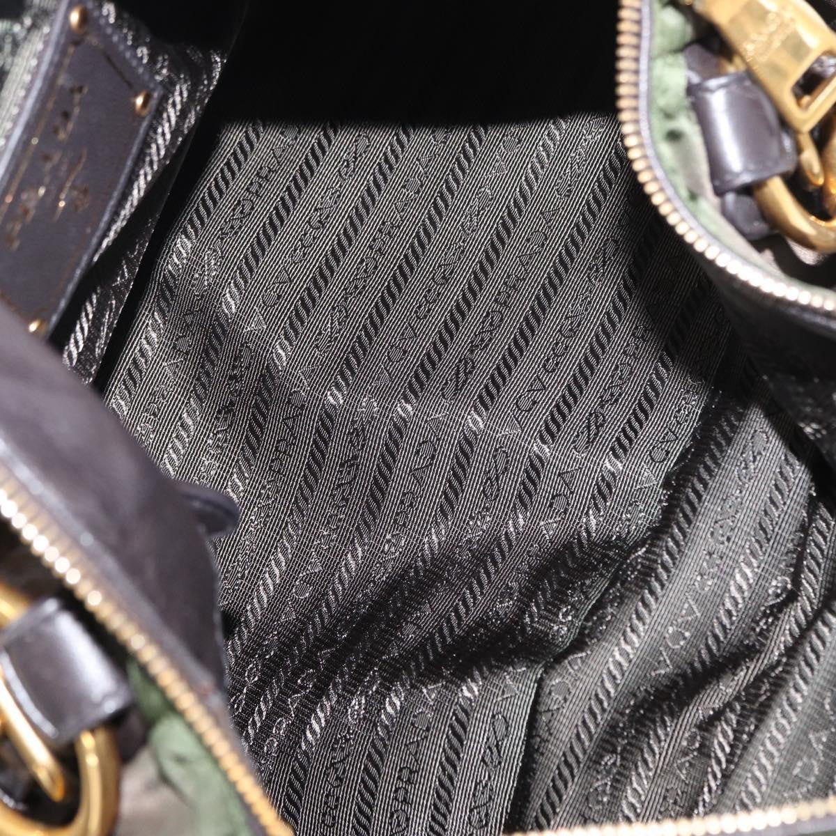 Prada Vintage Handbag Tessuto, KHAKI, NYLON, Handbag