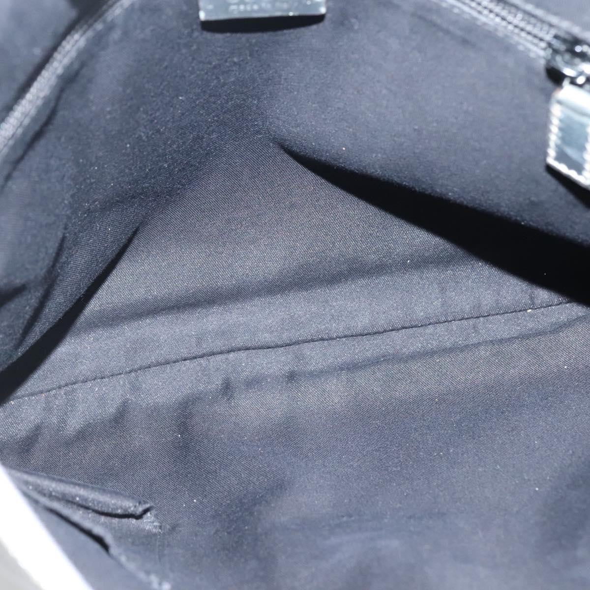 Gucci Zip Messenger Bag GG Canvas with Perforated Leather, SILVER, CANVAS, Shoulder bag