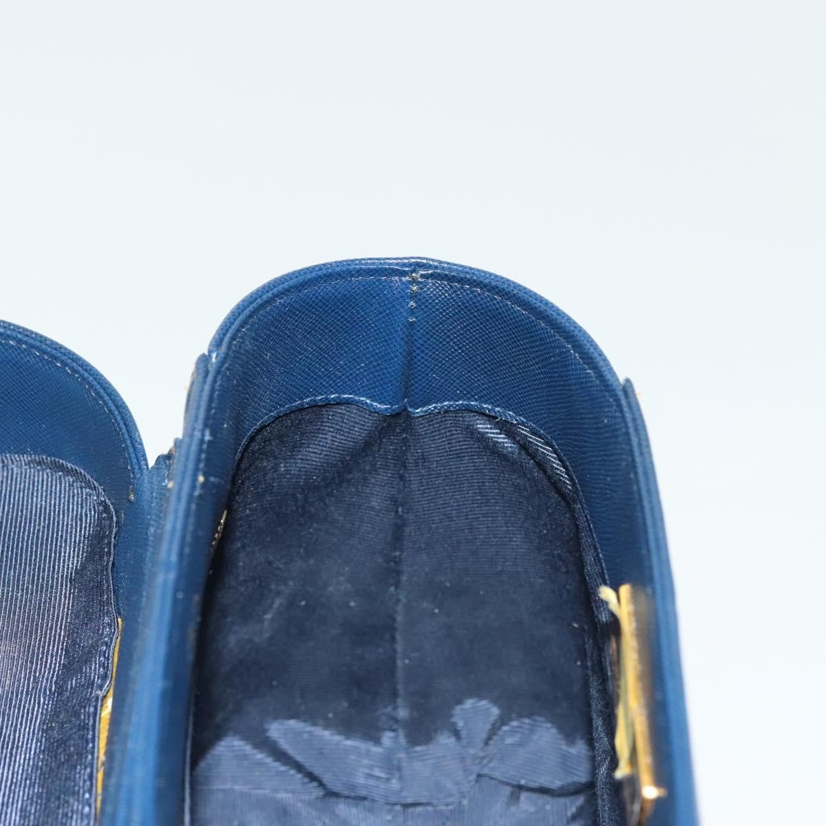 Valentino Garavani Vintage Handbag Leather, NAVY, LEATHER, Handbag