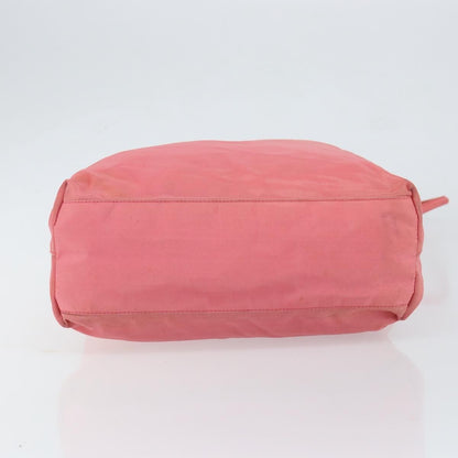 Prada Vintage Zip Tote Tessuto, PINK, NYLON, Tote bag
