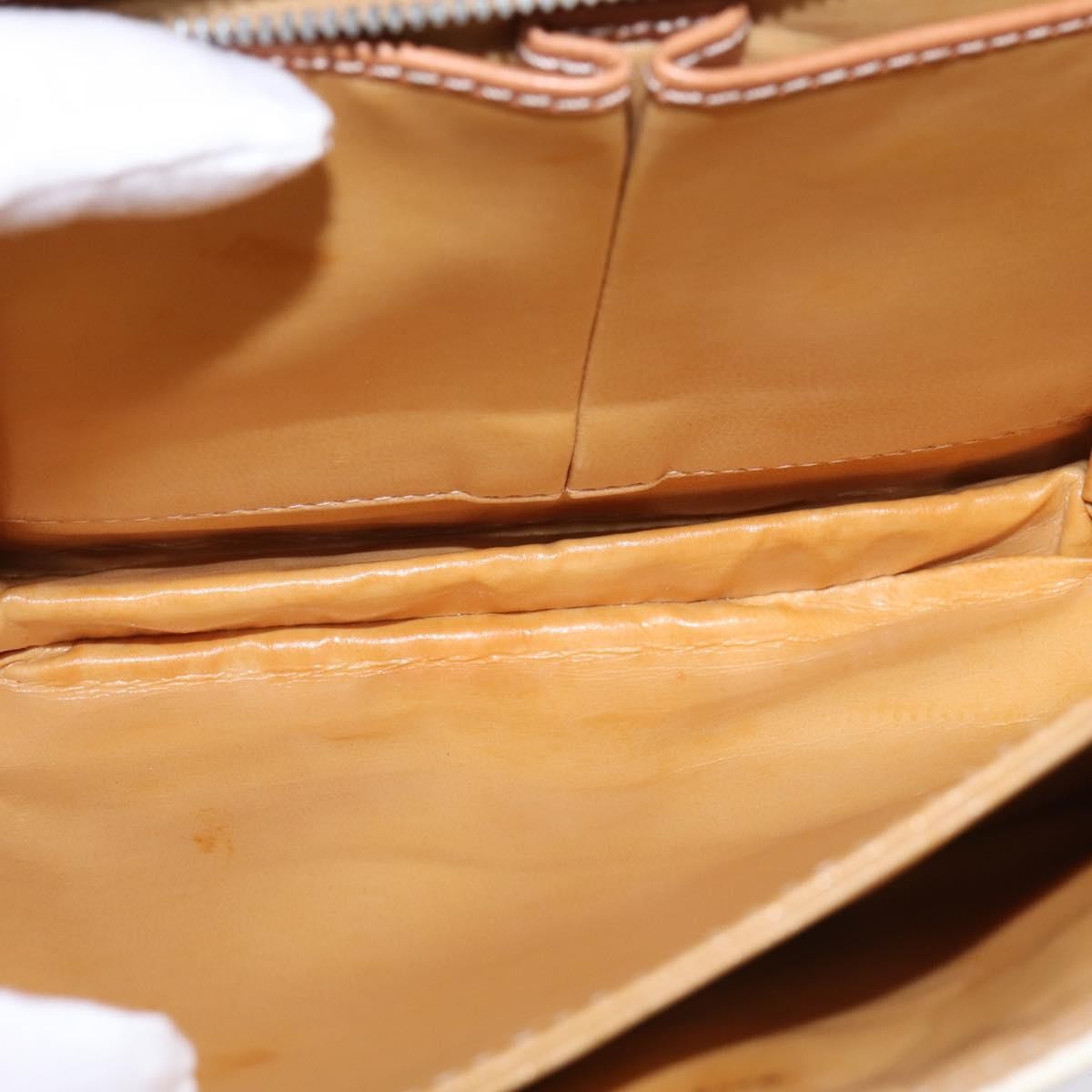 Celine Macadam Shoulder Bag PVC Leather, WHITE, CANVAS, Shoulder bag