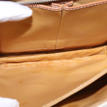 Celine Macadam Shoulder Bag PVC Leather, WHITE, CANVAS, Shoulder bag